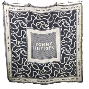 Unisex Tommy Hilfiger - Õhuke sall, suurus Maxi - Sinine (2)