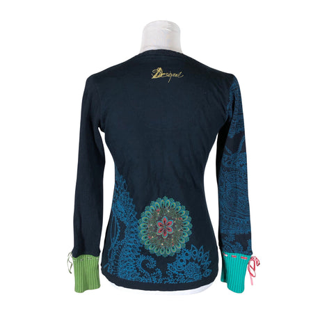Unisex Desigual - Kampsun, suurus 36 - Sinine (2)