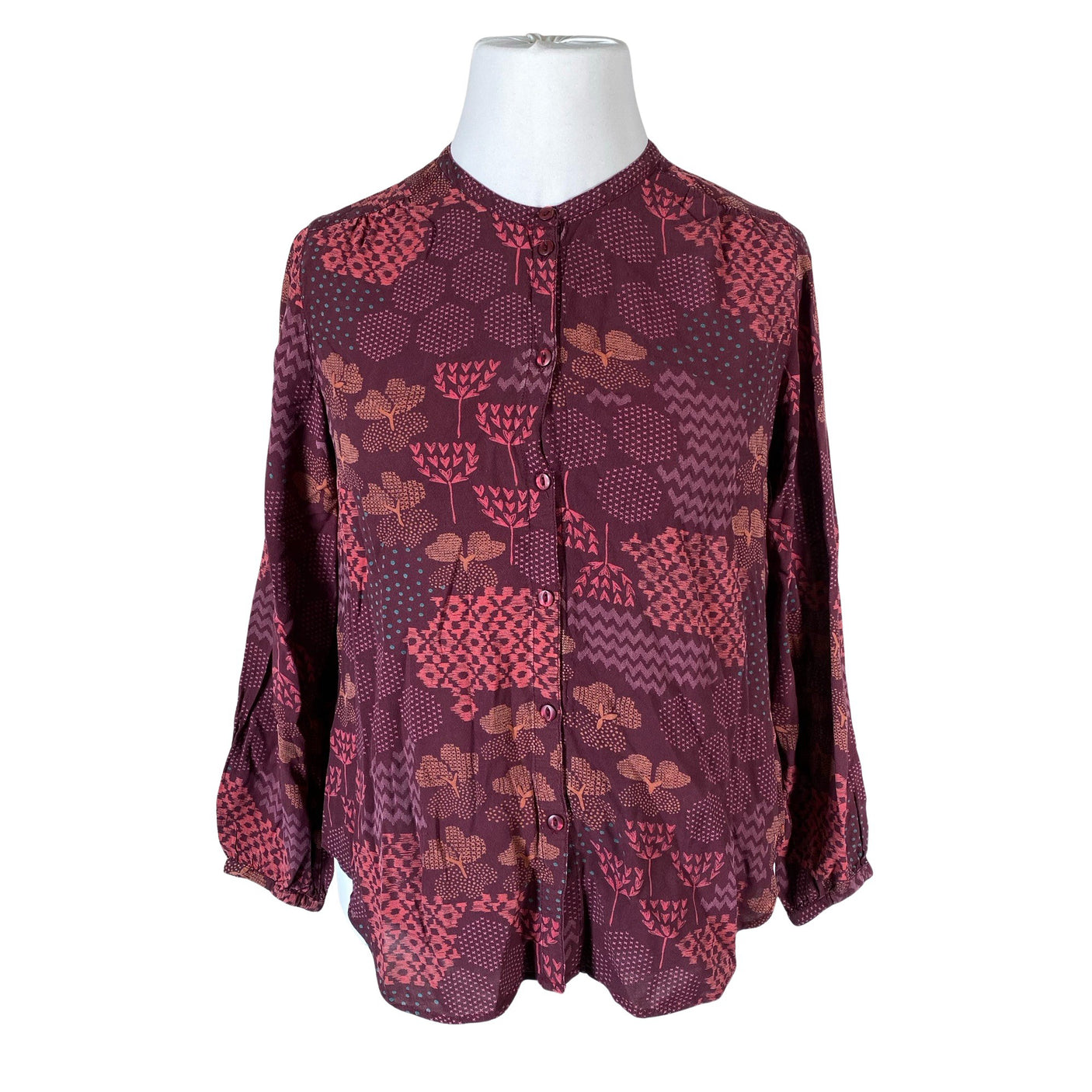Unisex Gudrun Sjöden - Pluus, suurus 44 - Veinipunane (1)
