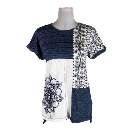 Unisex Desigual - T-särk, suurus 38 - Sinine ()