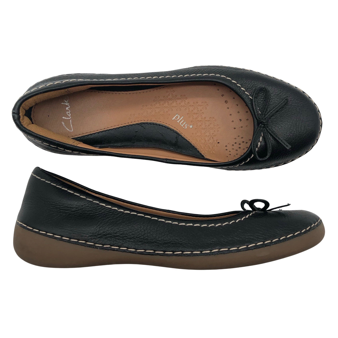 Unisex Clarks - Baleriinad, suurus 35 - Must (1)