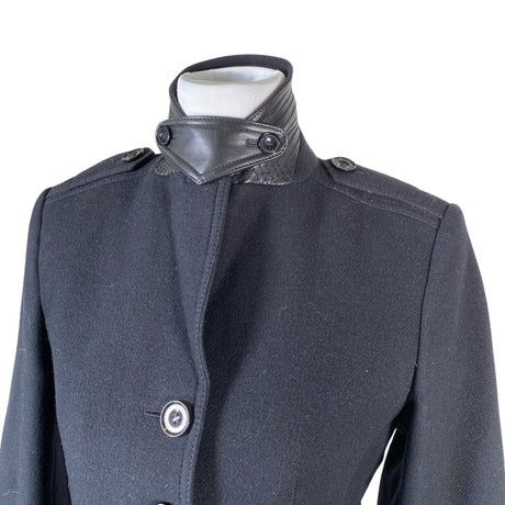 Unisex Burberry Brit - Villane mantel, suurus 38 - Must (2)