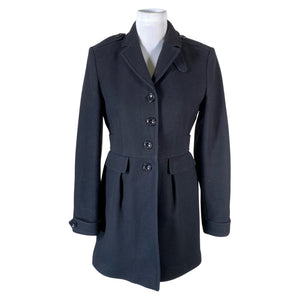 Unisex Burberry Brit - Villane mantel, suurus 38 - Must (1)