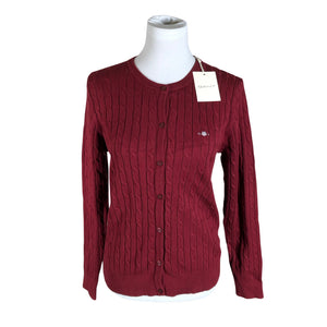 Unisex Gant - Kardigan, suurus 40 - Veinipunane (1)