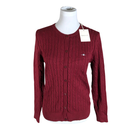 Unisex Gant - Kardigan, suurus 40 - Veinipunane ()