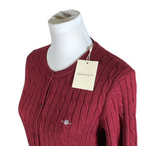 Unisex Gant - Kardigan, suurus 40 - Veinipunane (3)