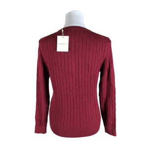 Unisex Gant - Kardigan, suurus 40 - Veinipunane (2)