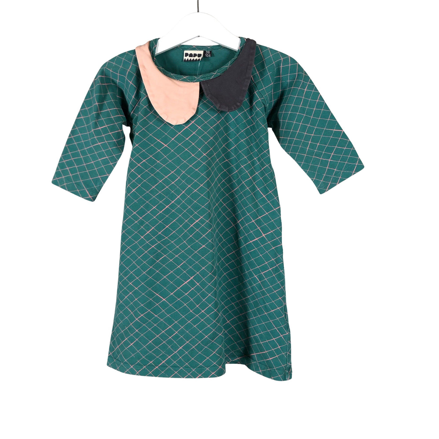 Unisex Papu - Trikotaažist kleit, suurus 98 - 104 - Roheline (1)