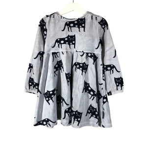 Unisex Polarn O. Pyret - Trikotaažist kleit, suurus 98 - 104 - Helesinine (1)