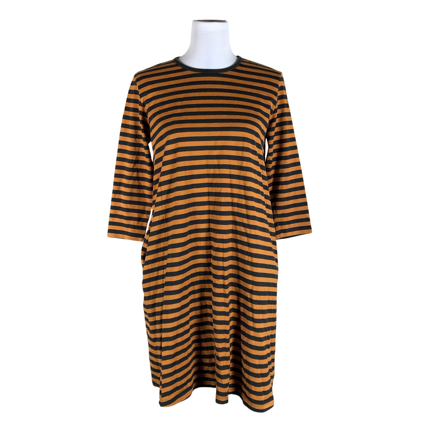 Unisex Marimekko - Trikotaažist kleit, suurus 38 - Kollane (1)