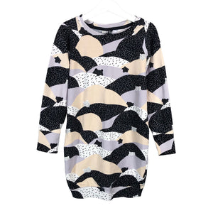 Unisex Papu - Trikotaažist kleit, suurus 110 - 116 - Beige (1)
