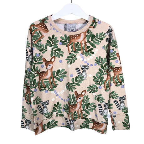 Unisex NOSH - Trikotaažist pluus, suurus 122 - 128 - Beige ()