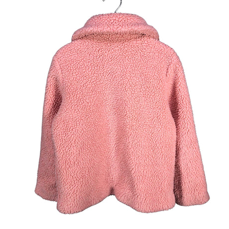 Unisex Lindex - Kunstkarusnahast mantel, suurus 122 - 128 - Roosa (2)