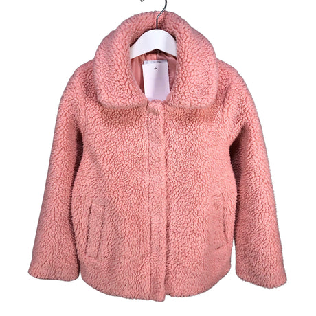 Unisex Lindex - Kunstkarusnahast mantel, suurus 122 - 128 - Roosa ()