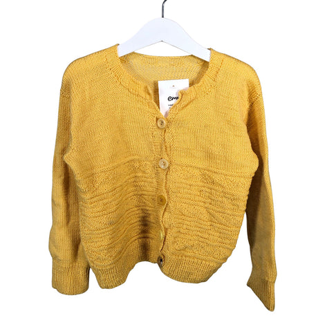 Unisex Handmade - Kardigan, suurus 116 - 122 - Kollane ()