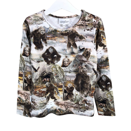 Unisex Gugguu - Trikotaažist pluus, suurus 116 - 122 - Pruun ()