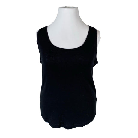 Unisex Lindex - Trikotaažist topp, suurus 42 - Must ()