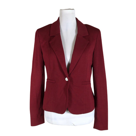 Unisex Minus - Dressikangast jakk, suurus 40 - Veinipunane ()