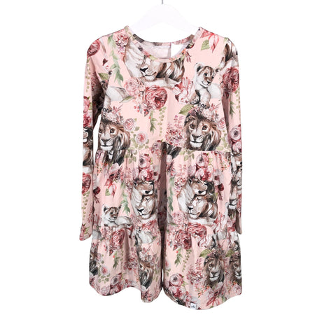 Unisex Nakoa - Trikotaažist kleit, suurus 128 - 134 - Heleroosa ()