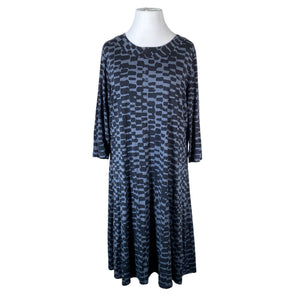 Unisex Nanso - Trikotaažist kleit, suurus 48 - Hall (1)
