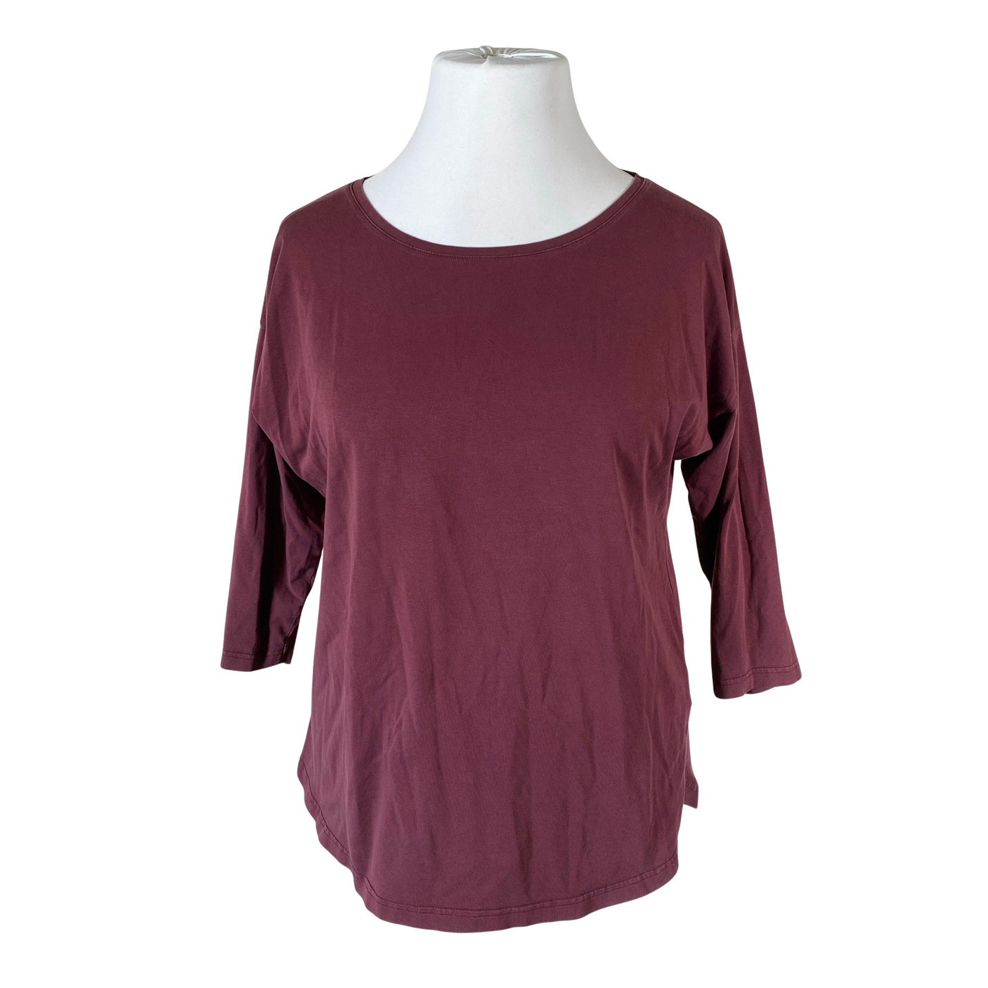 Unisex NOSH - Trikotaažist pluus, suurus 42 - Veinipunane (1)