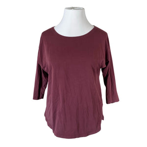 Unisex NOSH - Trikotaažist pluus, suurus 42 - Veinipunane (1)