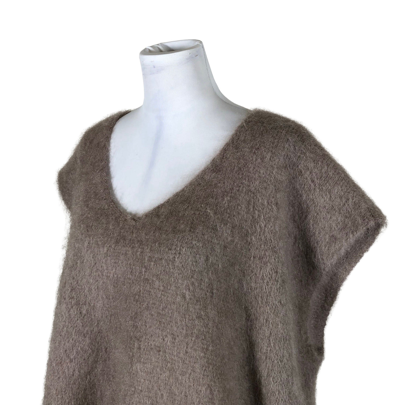 Unisex Andromede Paris - Kootud vest, suurus 40 - Pruun (3)