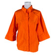 Unisex KKarvinen - Lühikeste käistega pluus, suurus 40 - Oranž ()