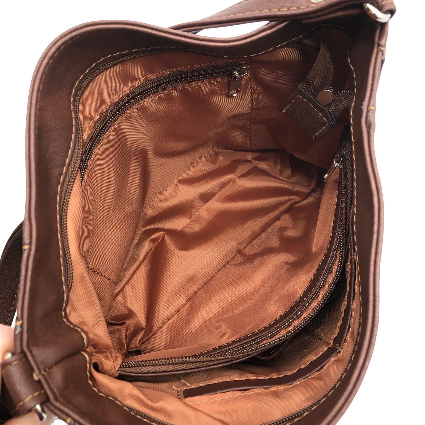 Unisex Jouni Exclusive - Õlakott, suurus Midi - Pruun (2)