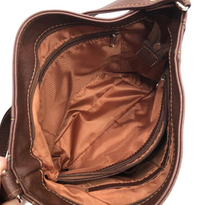 Unisex Jouni Exclusive - Õlakott, suurus Midi - Pruun (2)