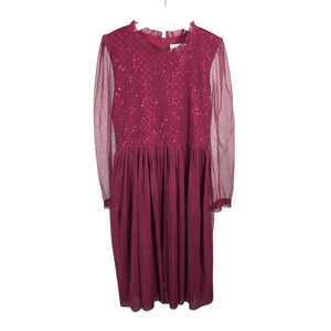 Unisex Happy Girls - Pidulik kleit, suurus 146 - 152 - Veinipunane (1)