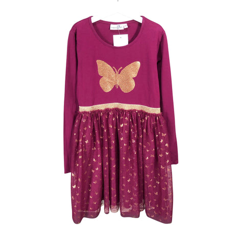 Unisex Happy Girls - Pidulik kleit, suurus 140 - 146 - Veinipunane ()
