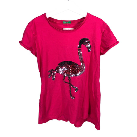 Unisex Benetton - T-särk, suurus 146 - 152 - Roosa ()