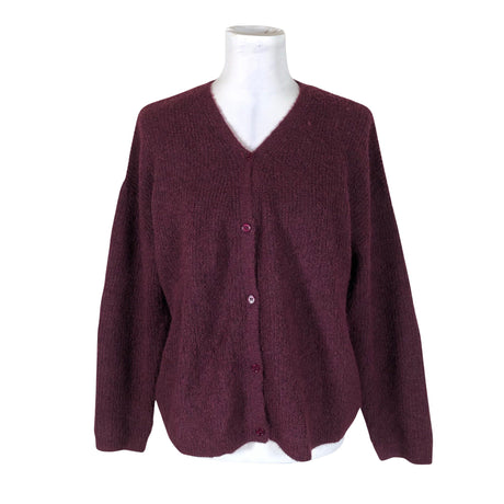 Unisex Noom - Kardigan, suurus 40 - Veinipunane ()