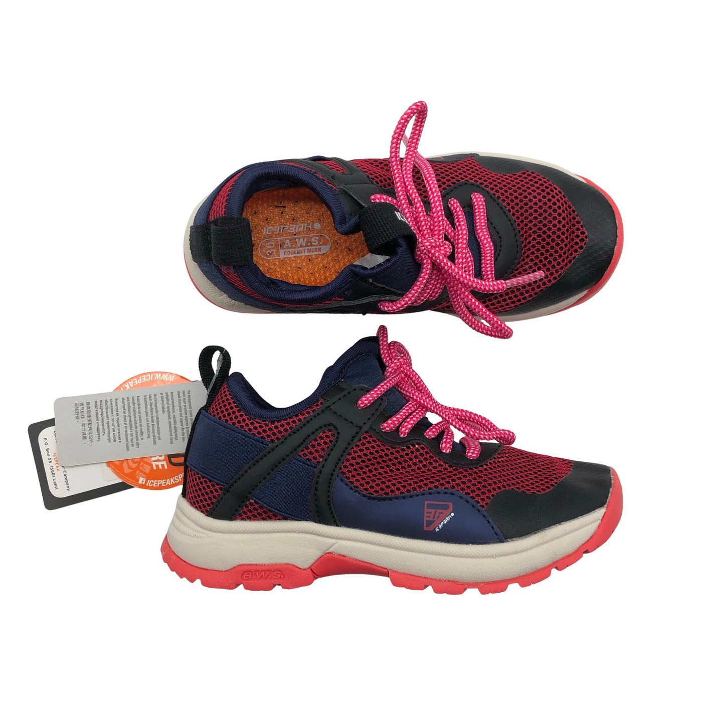 Unisex Icepeak - Tossud, suurus 30 - Punane (1)