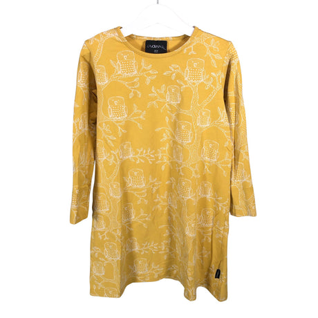 Unisex Aarrelabel - Trikotaažist kleit, suurus 110 - 116 - Kollane ()