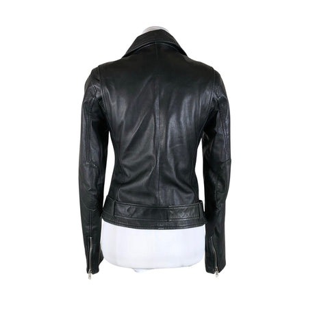 Unisex Bruno Zaragoza - Nahktagi, suurus 38 - Must (2)