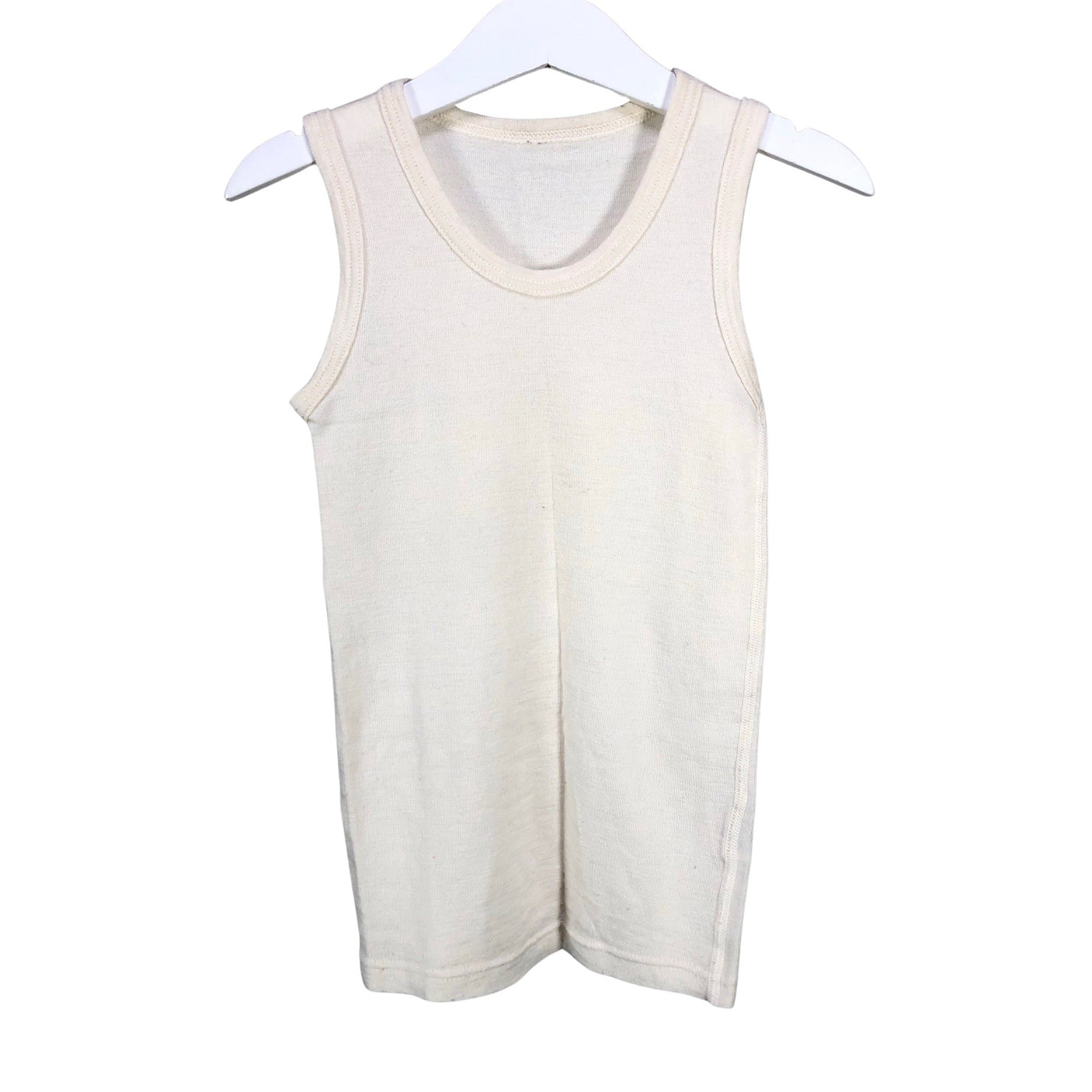 Unisex Ruskovilla - Topp, suurus 116 - 122 - Looduslik valge (1)