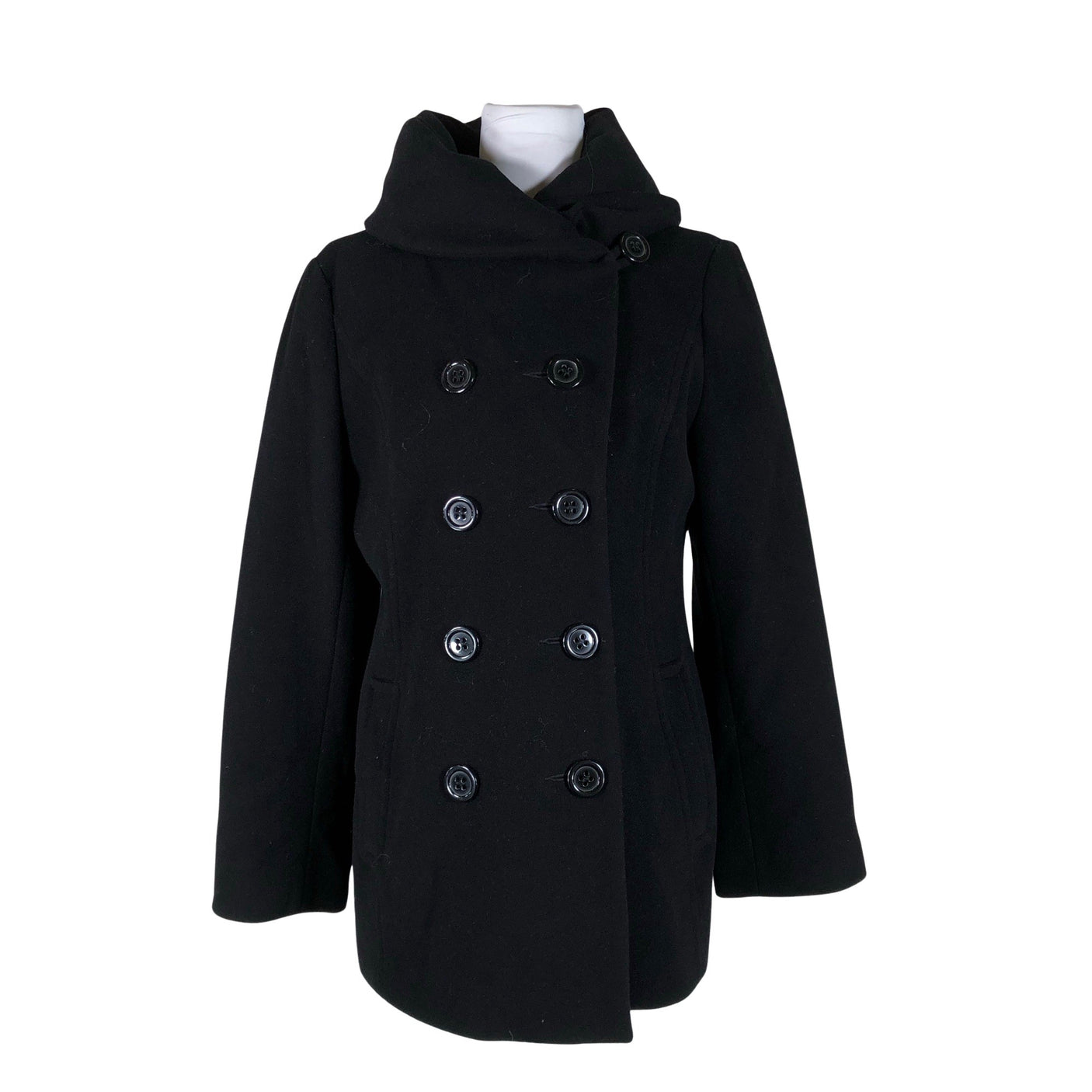 Unisex Santarelli - Villane mantel, suurus 38 - Must (1)