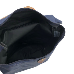 Unisex Longchamp - Seljakott, suurus Midi - Sinine (3)