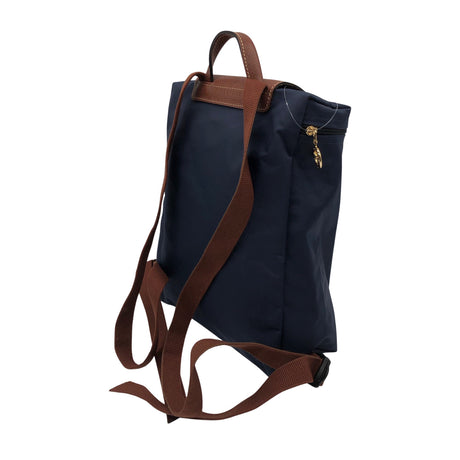 Unisex Longchamp - Seljakott, suurus Midi - Sinine (2)