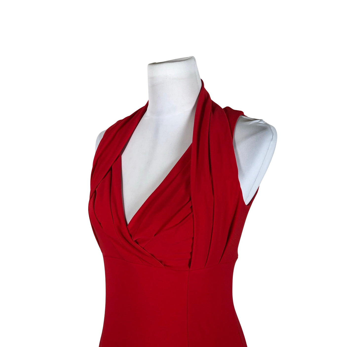 Unisex Joseph Ribkoff - Trikotaažist kleit, suurus 36 - Punane (3)