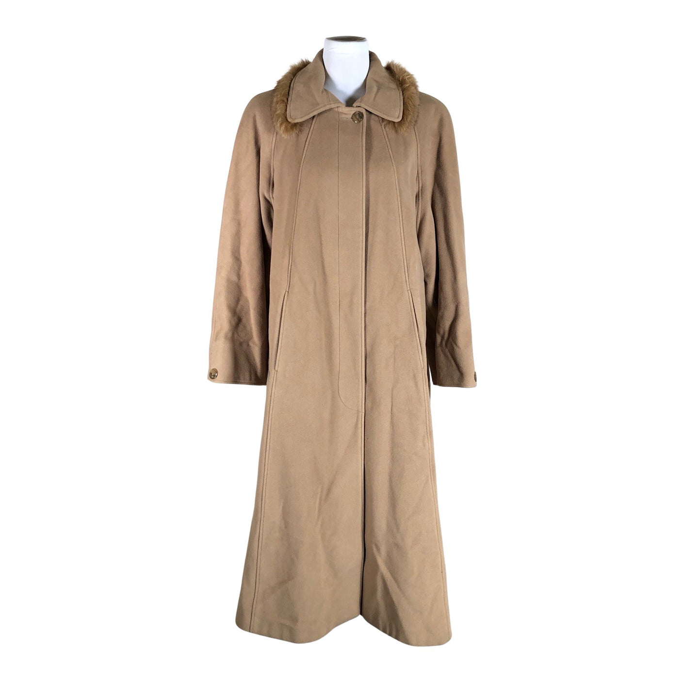 Unisex Lacoda - Villane mantel, suurus 38 - Beige (1)