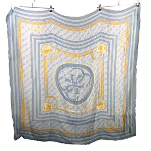 Unisex Guess - Õhuke sall, suurus Maxi - Helesinine (2)