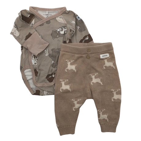 Unisex Polarn O. Pyret - Bodi, suurus 56 - 62 - Beige ()