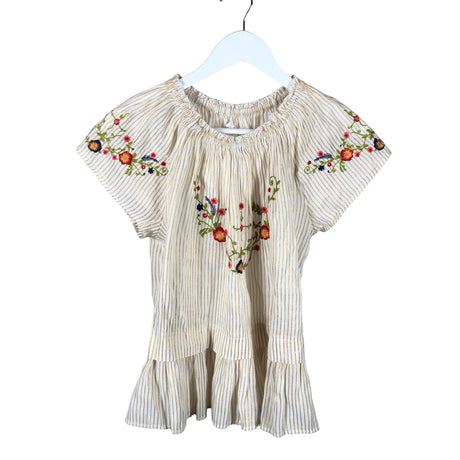 Unisex Next - Lühikeste käistega pluus, suurus 152 - 158 - Looduslik valge ()