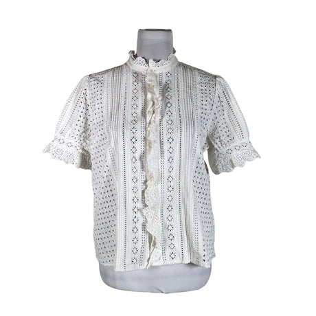 Unisex Polo Ralph Lauren - Lühikeste käistega pluus, suurus 36 - Valge ()