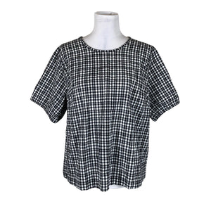 Unisex NOSH - Lühikeste käistega pluus, suurus 40 - Must (1)