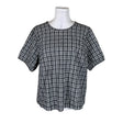 Unisex NOSH - Lühikeste käistega pluus, suurus 40 - Must ()