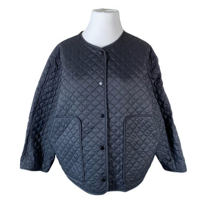Unisex Lindex - Tepitud jope, suurus 48 - Must (1)